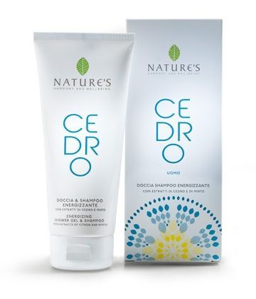 Nature's Cedro Uomo Doccia Shampoo Energizzante 200ml