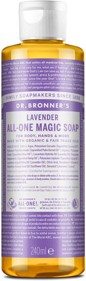 Dr. Bronner's 18 In 1 Sapone Liquido Lavanda 240ml