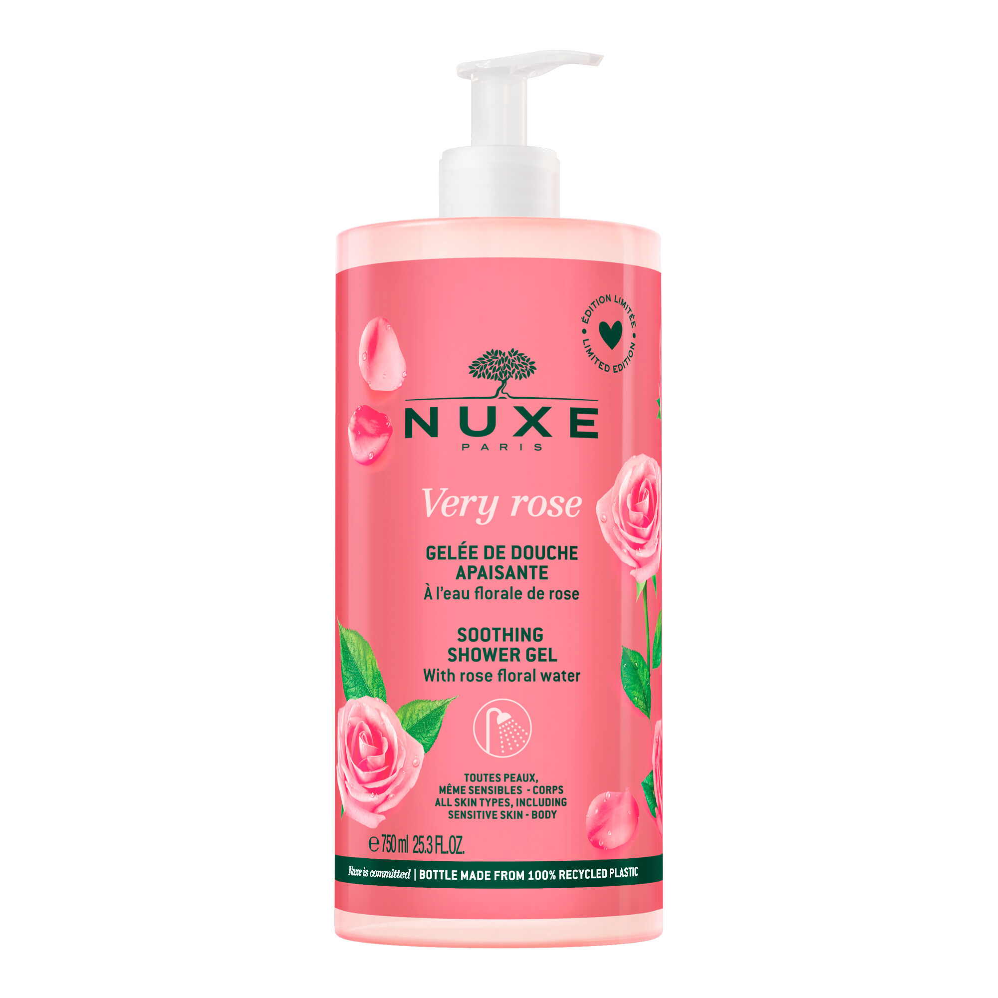 Nuxe Very Rose Gel Doccia Lenitivo 750ml