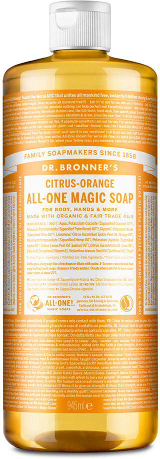 Dr. Bronner's 18-in-1 Liquid Soap Citrus-orange 945ml