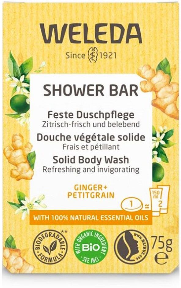 Weleda Bagno Doccia Solido Zenzero + Petitgrain 75g