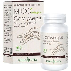 Erba Vita Cordyceps Micò Integra Integratore Difese Immunitarie 60 Compresse