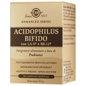 Solgar Acidophilus Bifido Integratore Fermenti Lattici 60 Capsule