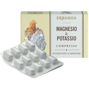 Erbamea Magnesio E Potassio Integratore Polivalente 24 Compresse