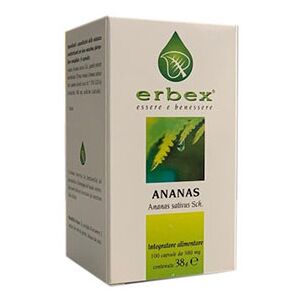 Erbex Ananas 380mg 100 Capsule