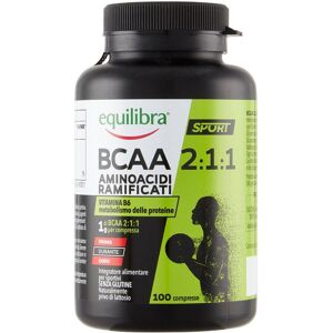 Equilibra Bcaa 2:1:1 Integratore Aminoacidi Ramificati 100 Compresse