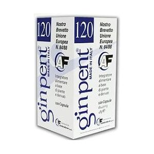 Ambrafarm srl Ginpent 400mg Integratore Polivalente 120 Capsule