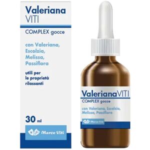 Marco Viti Valeriana Viti Complex Gocce Integratore Sonno 30ml