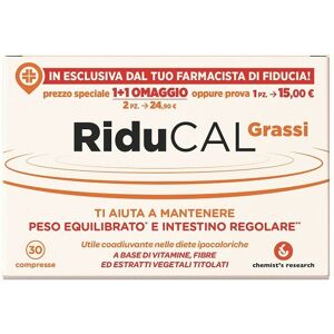 Riducal Grassi Integratore Metabolico 30 Compresse