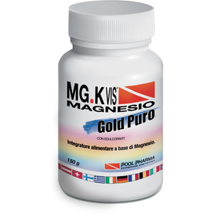 Mgk-Vis Mgk Vis Magnesio Gold Puro Integratore Stress 150 Grammi