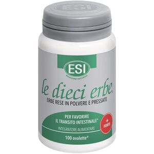 Esi Le Dieci Erbe Forte Integratore Transito Intestinale 100 Ovalette