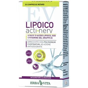 Erba Vita Lipoico Acti Nerv Retard Integratore Sistema Nervoso 30 Compresse