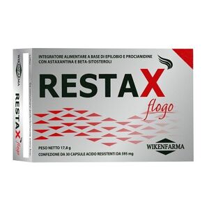 Restax Flogo Integratore Alopecia Androgenetica 30 Capsule