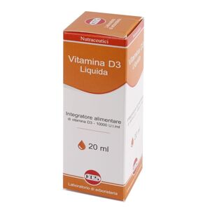 Kos - Laboratorio Di Erboristeria Vitamina D3 Liquida 10000ui/ml Integratore Salute Ossa 20ml