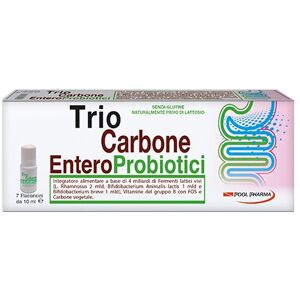 Triocarbone Enteroprobiotici Integratore Alimentare Di Fermenti Lattici 7 Flaconcini