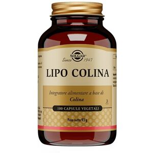 solgar lipo colina integratore controllo colesterolo 100 capsule vegetali