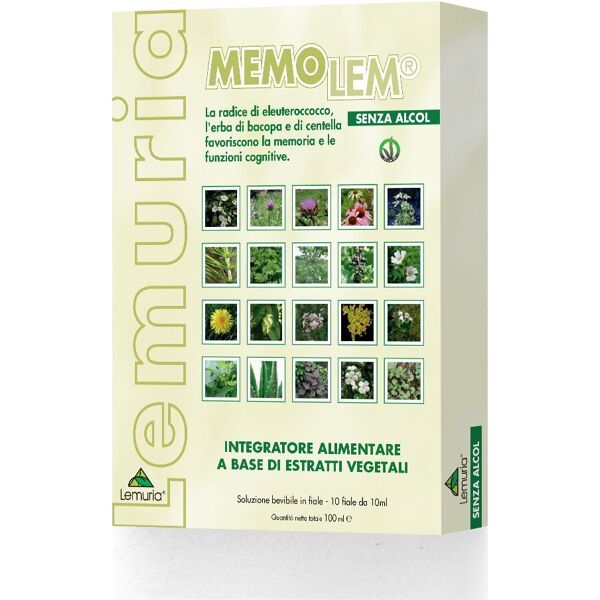 lemuria memolem integratore alimentare 10 flaconcini