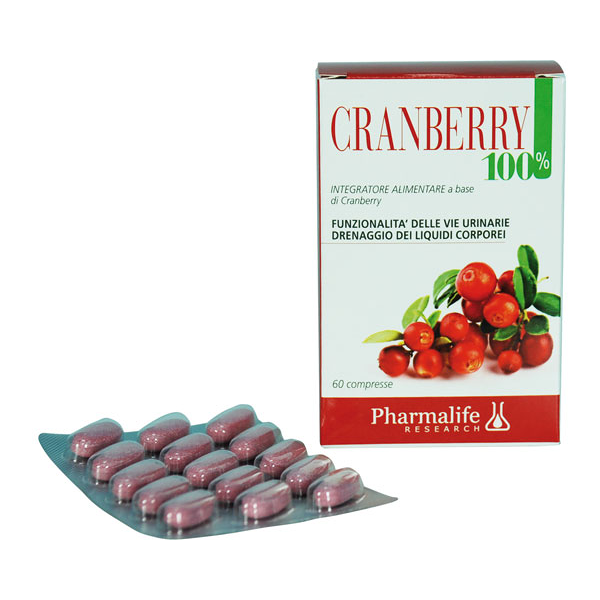 pharmalife research cranberry 100% 60 compresse