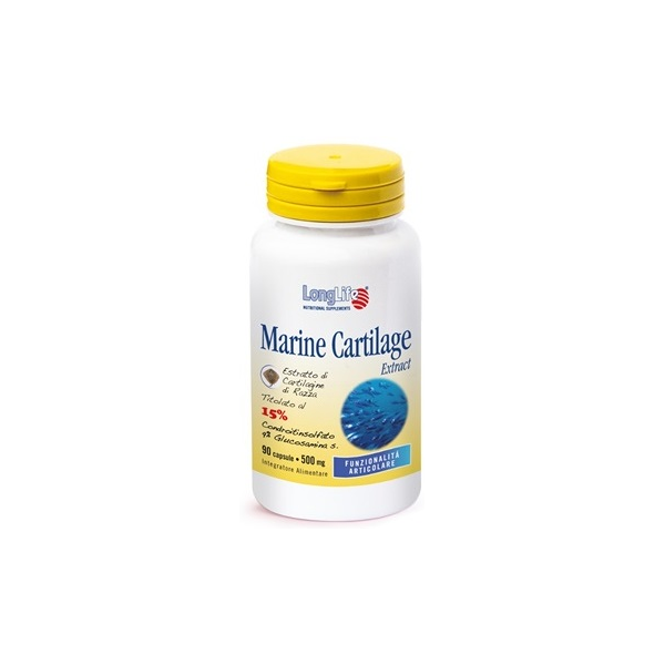 longlife marine cartilage extract integratore articolazioni 90 capsule