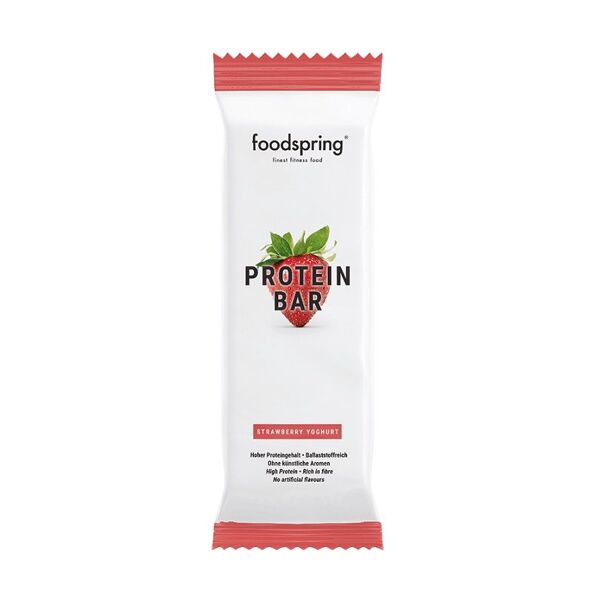 foodspring protein bar strawberry yoghurt 60g