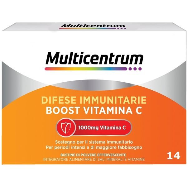 multicentrum difese immunitarie boost vitamina c integratore alimentare sali minerali vitamine 28 bustine