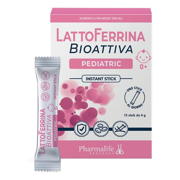 pharmalife research lattoferrina bioattiva pediatric 15 stick 4g