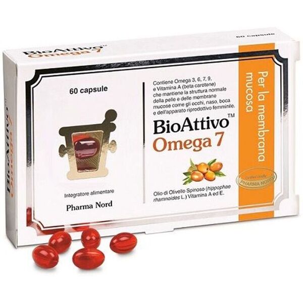 pharma nord bioattivo omega 7 integratore pelle 60 capsule