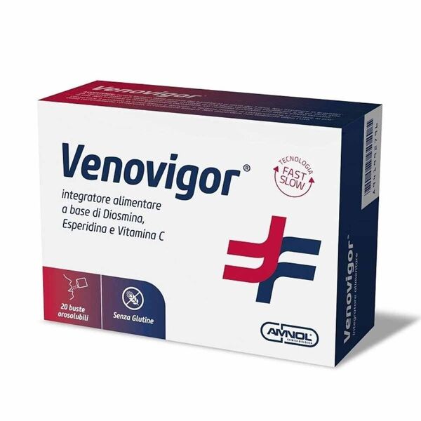 amnol venovigor integratore antiossidante 20 stick pack