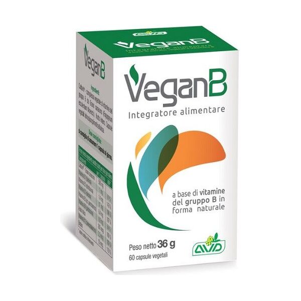 a.v.d. reform srl vegan-b integratore di vitamina b 60 capsule