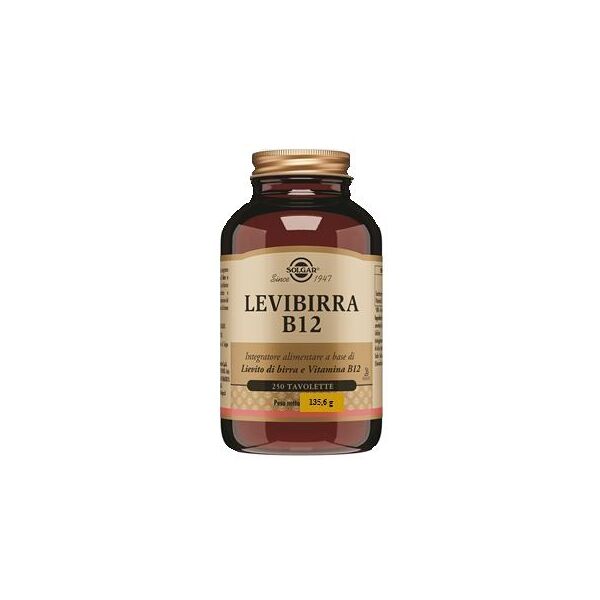 solgar levibirra b12 integratore sistema immunitario 250 tavolette