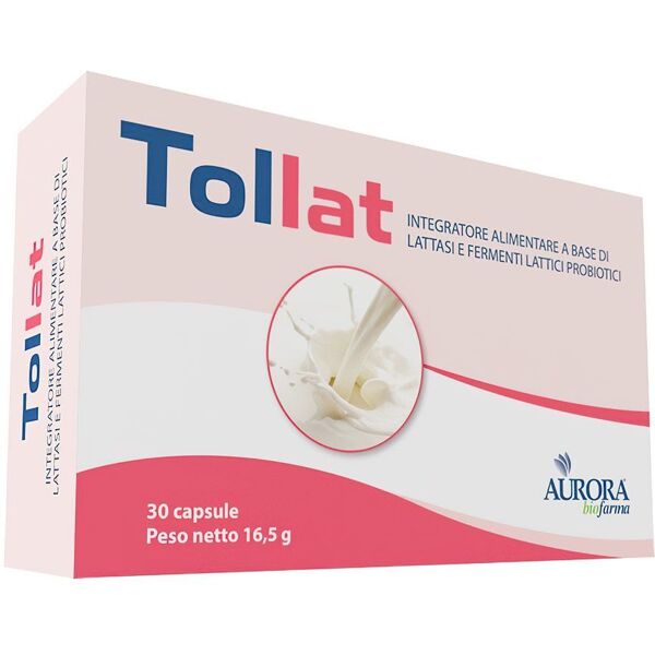 aurora biofarma tollat integratore intolleranza lattosio 30 capsule