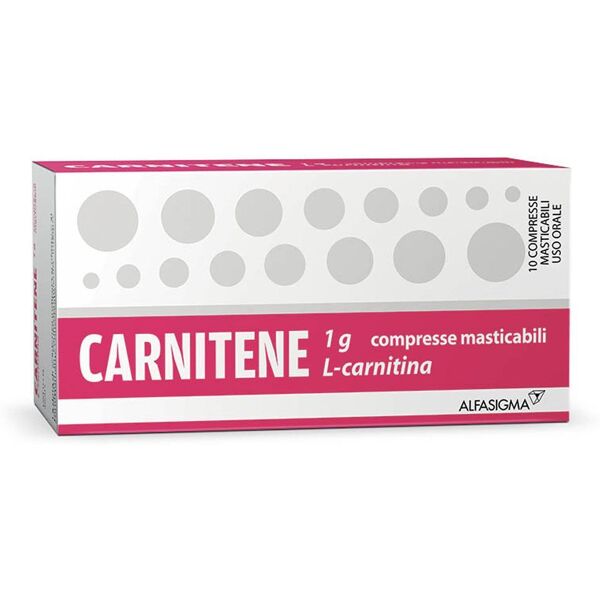 carnitene trattamento carenza carnitina 10 compresse