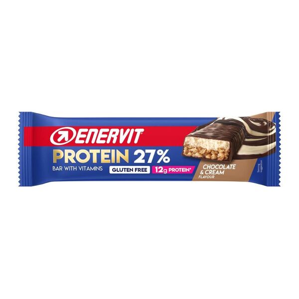 enervit sport bar 27% barretta proteica gusto cioccolato e crema 45g