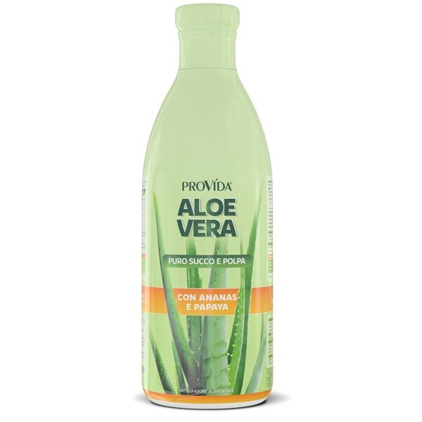 optima provida aloe vera puro succo e polpa ananas papaya 1 litro