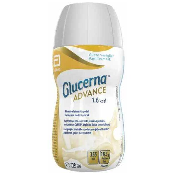 glucerna sr glucerna advance 1,6kcal gusto vaniglia 220ml