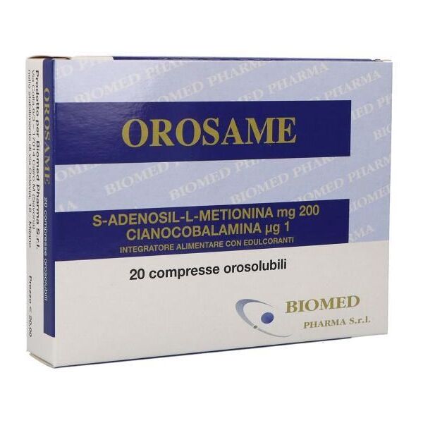 biomed pharma srl orosame integratore umore 20 compresse