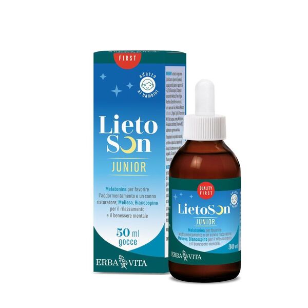 erba vita lietoson junior gocce integratore sonno bambini 50ml