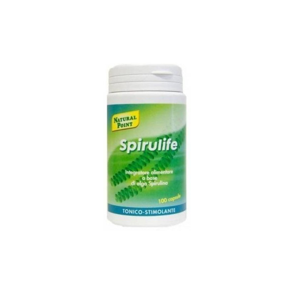 natural point spirulife bio integratore alimentare 100 capsule