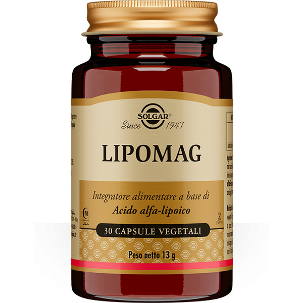 solgar lipomag integratore acido alfa-lipoico 30 capsule vegetali