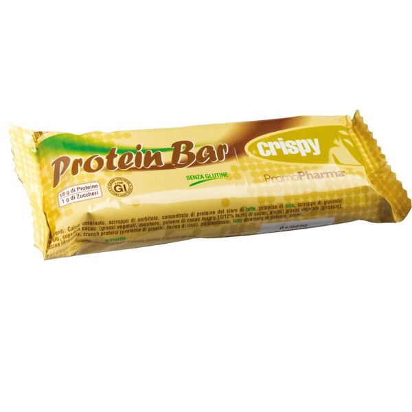 promopharma protein bar crispy barretta proteica 45g