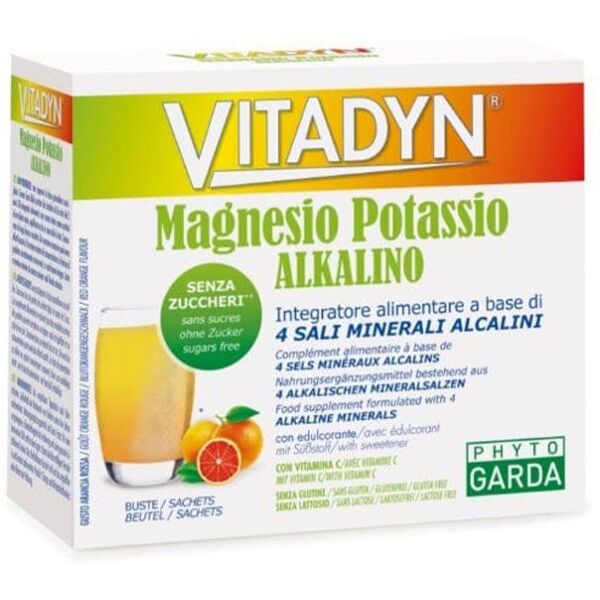 phyto garda vitadyn magnesio e potassio alkalino integratore 30 bustine