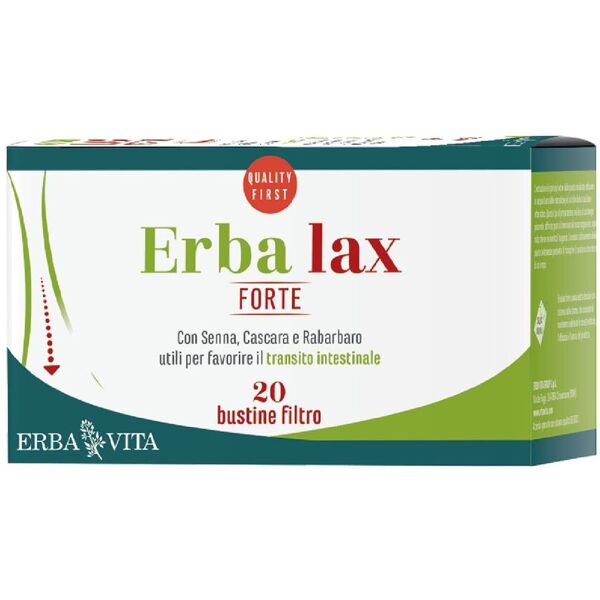 erba vita erbalax forte tisana bio transito intestinale 20 bustine