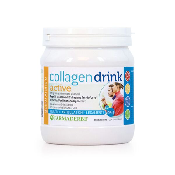 farmaderbe collagen drink active integratore collagene polvere 295g