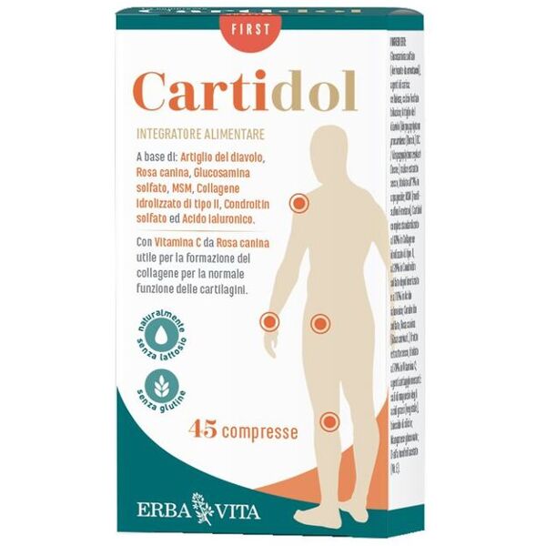 erba vita cartidol integratore articolazioni ossa muscoli 45 compresse