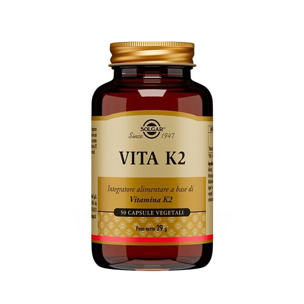 solgar vita k2 integratore ossa 50 capsule vegetali