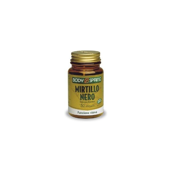 body spring mirtillo nero integratore alimentare 50 capsule