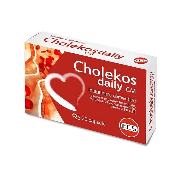 kos - laboratorio di erboristeria cholekos daily cm integratore colesterolo 30 capsule