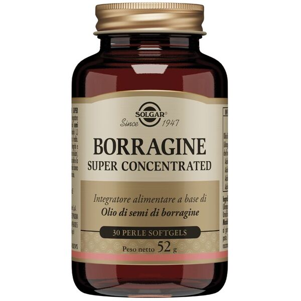 solgar borragine super concentrated integratore 30 perle softgel