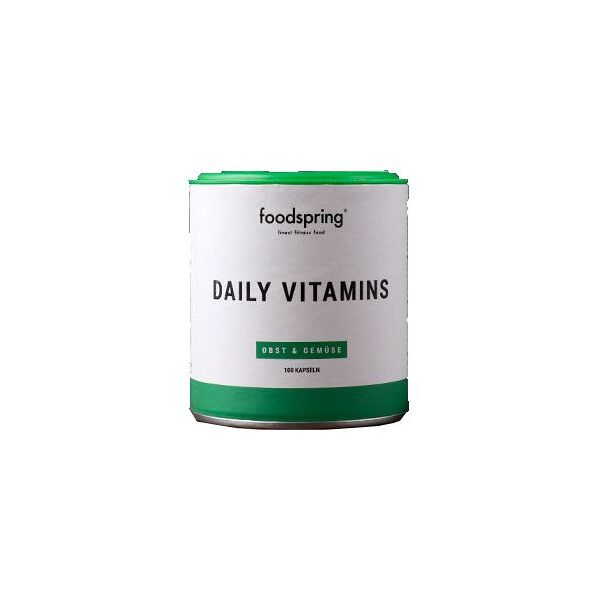 foodspring daily vitamins integratore multivitaminico 100 capsule