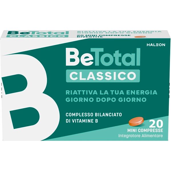 be-total integratore alimentare vitamina b, b3 vitamina b12 acido folico energia per adulti 20 compresse